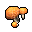 Orange mushroom